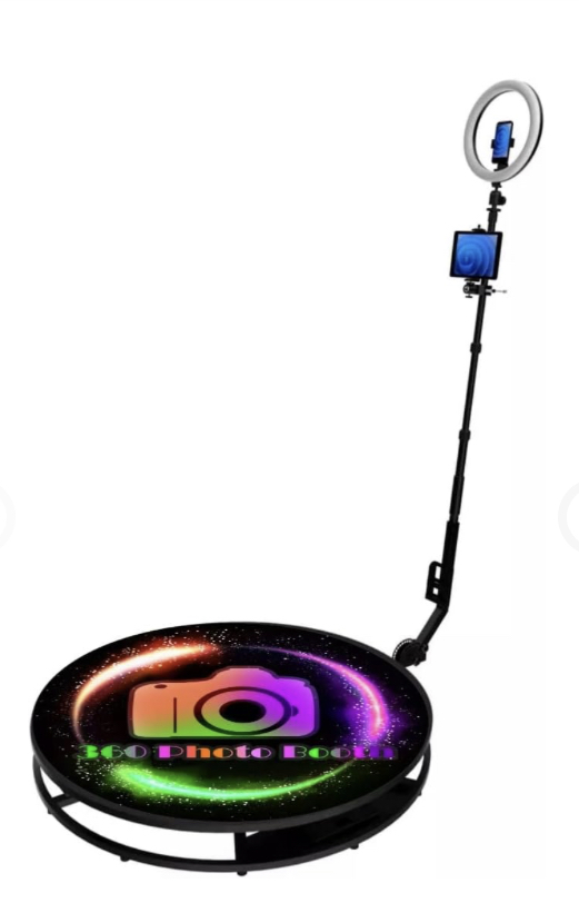 Selfie Machine Photobooth 360 Kiosk Video Booth 360 Degree Spin Camera Photo Booth 360 Photo Booth Automatic For Party Event for 5 people 115 centimeters