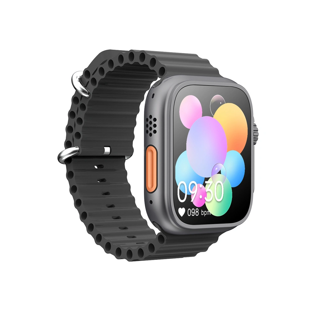 GS Ultra Max Smart Watch Series 8 49mm1.96inch Compass NFC BT Call Voice Assistant Heart Rate Sport Mode Smartwatch Men (Orange)