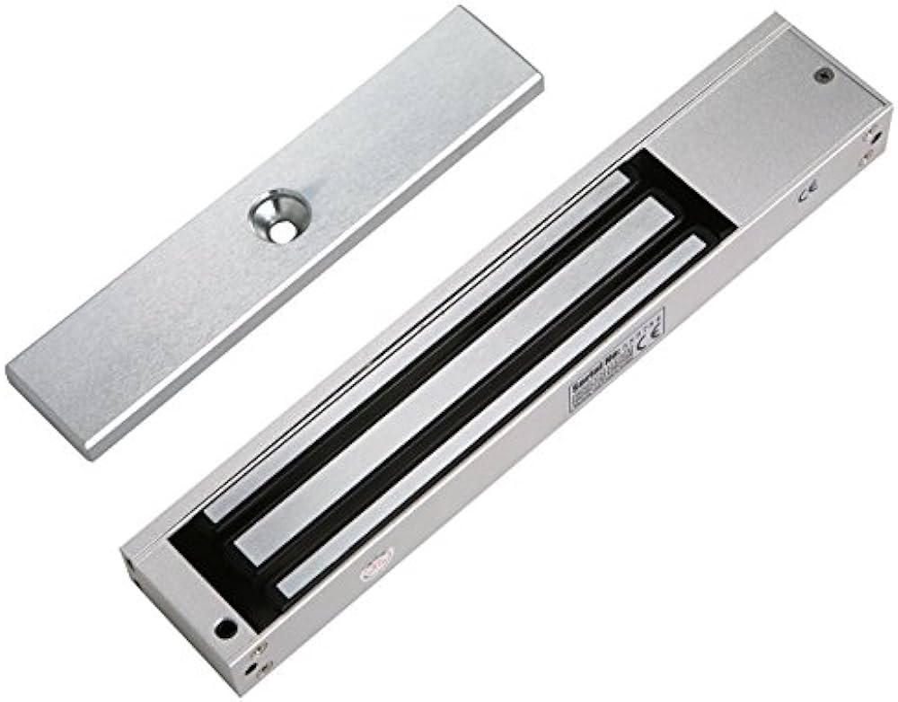 magnetic lock180KG Electric Magnetic Outdoor Gate Lock,Mag Lock Alluminum Single Door 12V External Electromagnetic Lock Door Access Control System,Can be Opened by Exit Panel And Remote Controls