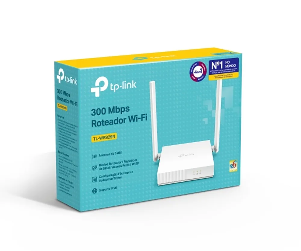 TPLink Router TLWR820N 802.11n 300 Mbits 10100 Mbits Ethernet LAN (RJ45) ports 2 MUMiMO Yes Antenna type External