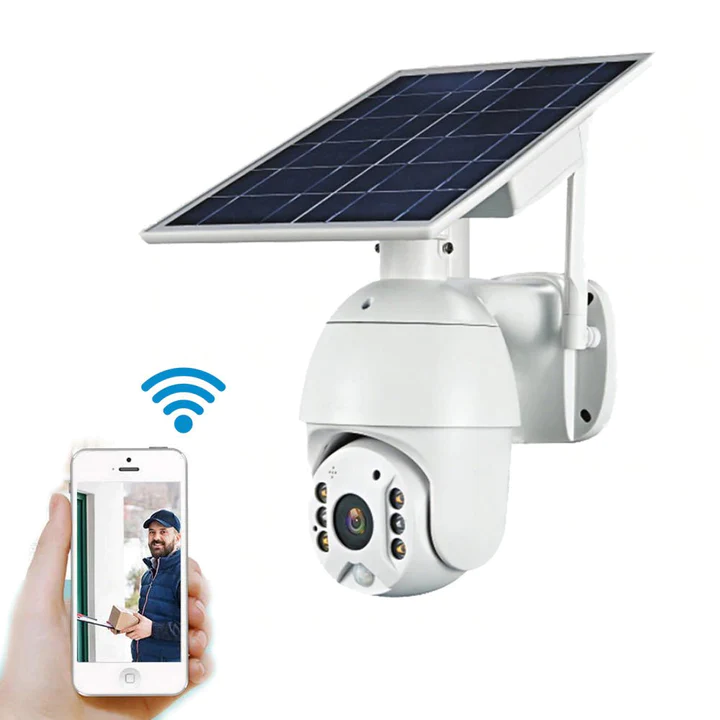Low power WIFI solar camera 1080P HD Solar Panel Outdoor Surveillance Waterproof CCTV Camera Smart Home Two-way Voice Intrusion Alarm cctv camera