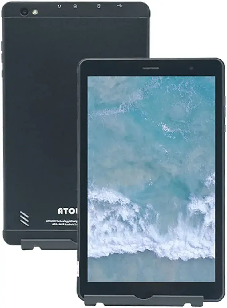 Atouch A80 8"Inch Android Tablet,5G Smart Tablet for Kids With 4GB RAM+64GB ROM,Quad-Core,Wifi,5000mAh, Zoom Supported Tablet Pc (Red,Gray,Golden,Black)