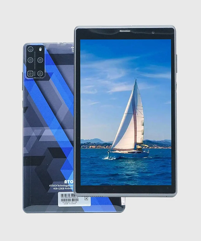 Atouch 8"Inch 5G Android Tablet A81 - Zoom Supported Smart Tab,Android 10.0-5000mAh Quad-Core Wifi Tablet Pc (Black)