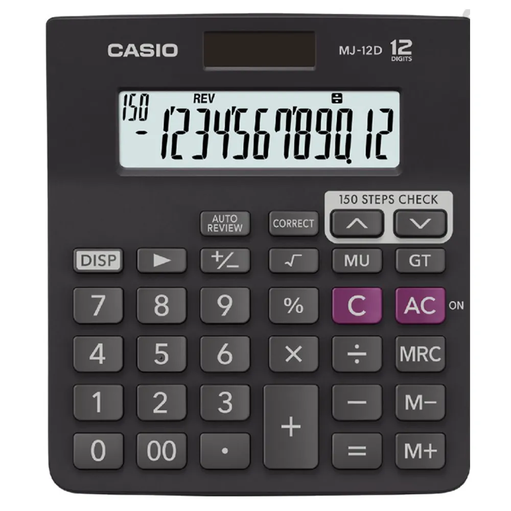 Casio Mj-12Da Desktop Calculator, 12 Digits