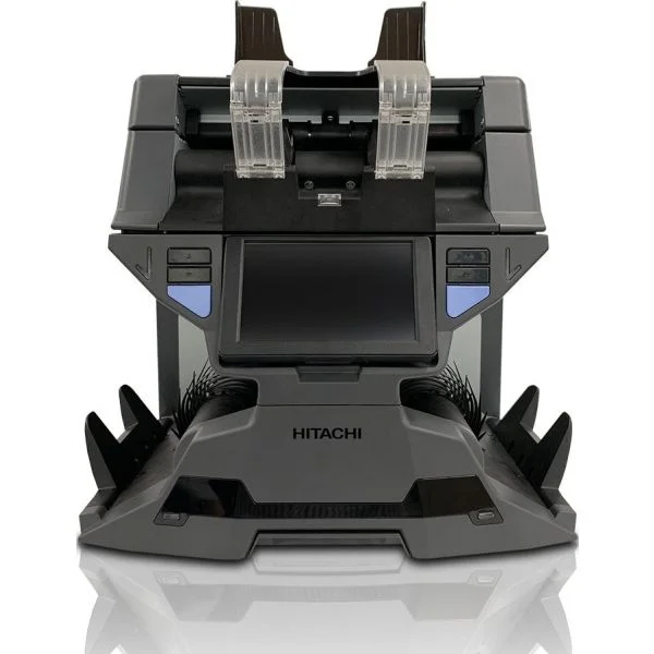 Hitachi - IH-210 2+1 Pocket Dual CIS Sensor Counting Machine banknote money counting counter Machine & Update software avlble