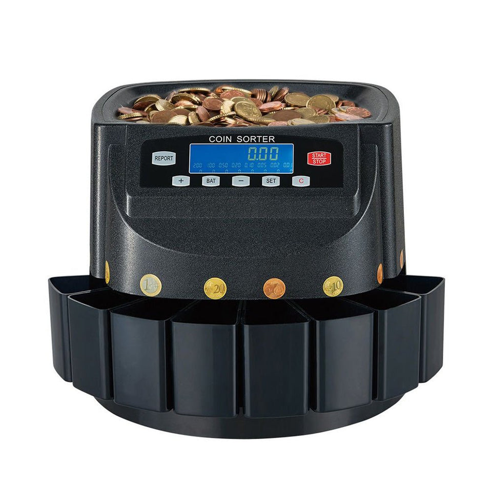 Coin counting machine LCD screen coin sorting machine Export coin counting machine Banknote Verifiers Money Counter