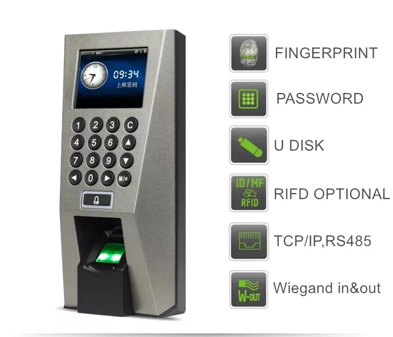 ZKTeco - F18 Access Control Biometric time attendance Fingerprint Device