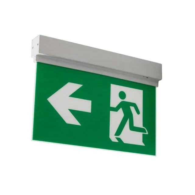 Battery Backup Rechargeable Suspend LED Emergency Exit Sign