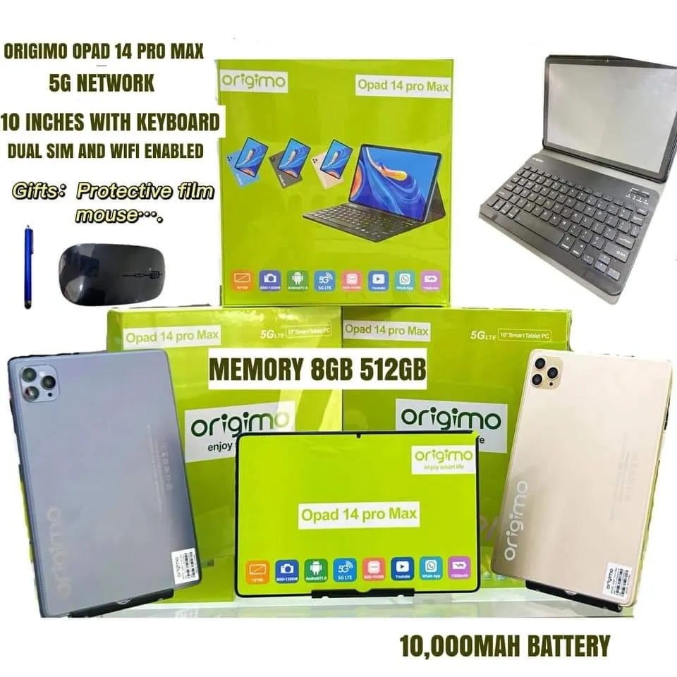 Origimo OPAD 14 PROMAX 5G Tablet with keyboard
