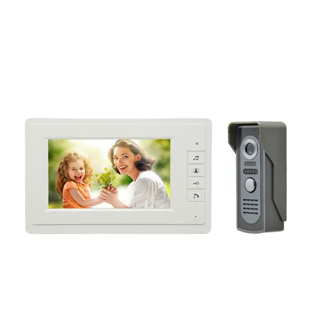 200m Distance Wired Video Intercom System 7/10 inches Monitor Screen Door Video Phone For Home Security