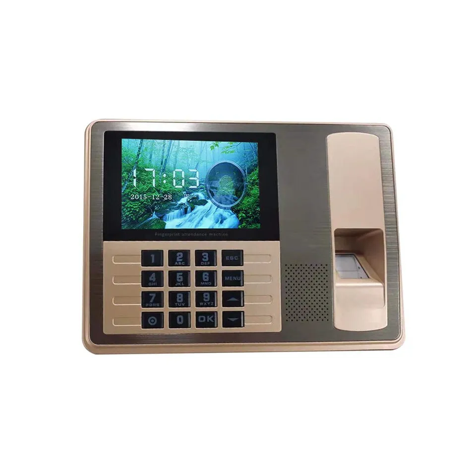 large color screen based fingerprint biometric time attendance system free sdk