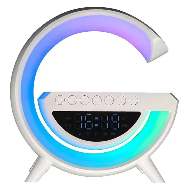 Healthy Sleep All In 1 Speaker Wireless Charger With White Noise Alarm Clock