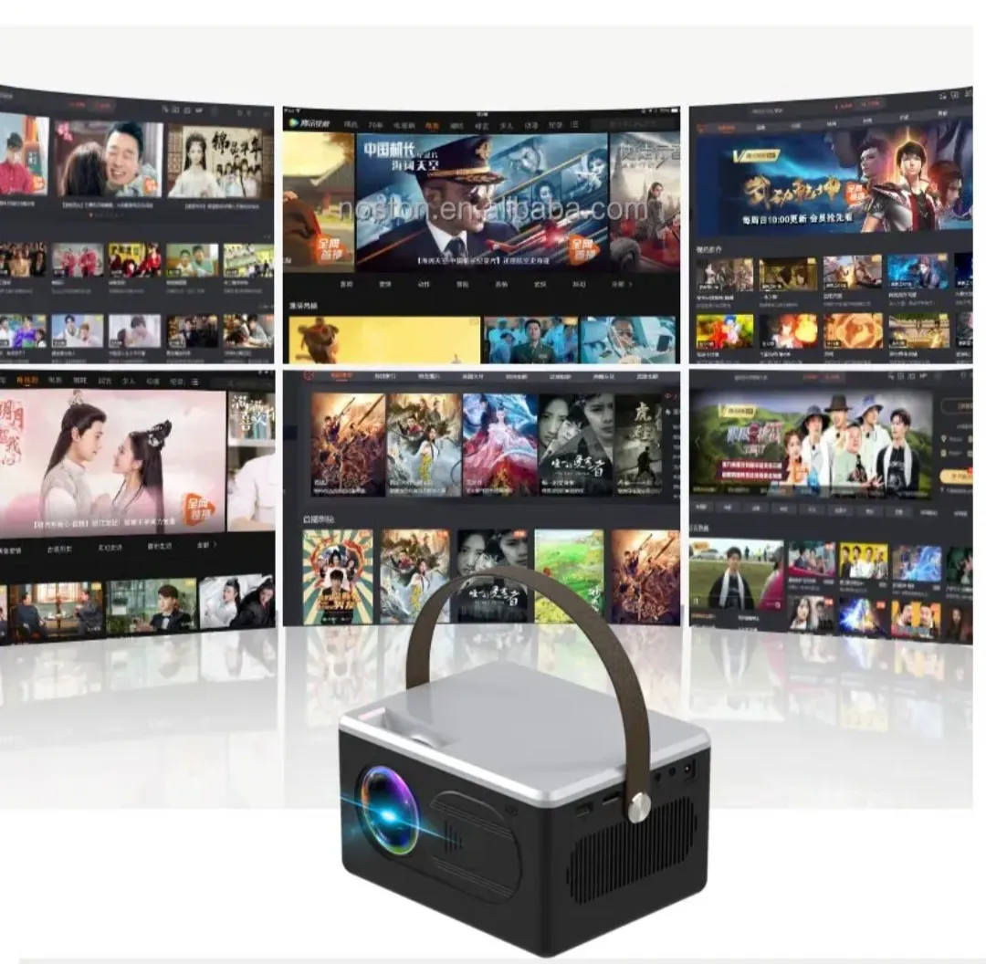 Smart projector wifi Netflix YouTube Google Android