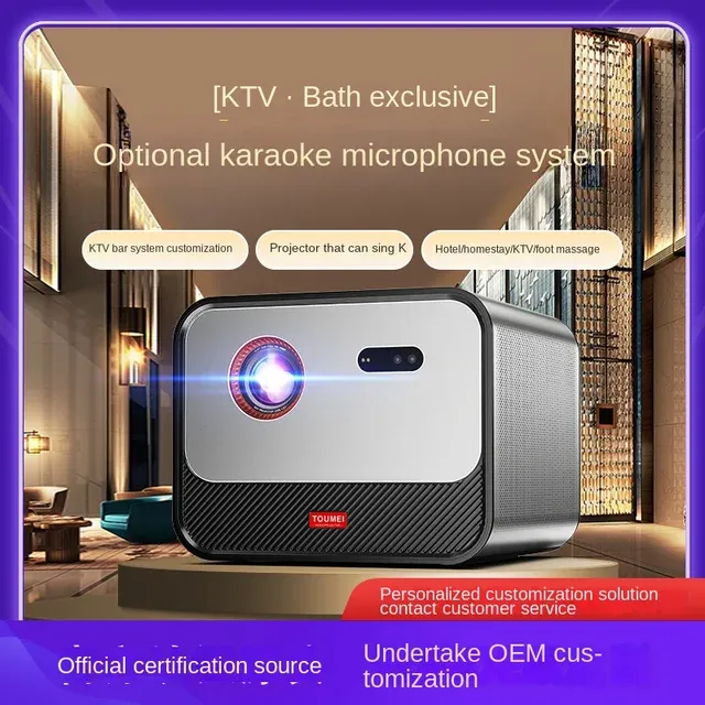 3D 4K Cinema Al LAsEr Auto Focus Smart Android WiFi Portable LED DLP Home theater Videc Projector HD 1080P