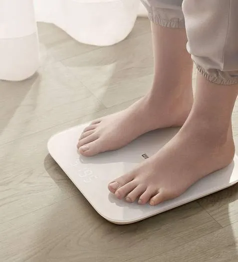 Xiaomi Smart Weight Body Scale, Weighing Scale 2 Bluetooth 5.0, Precision Fitness, White