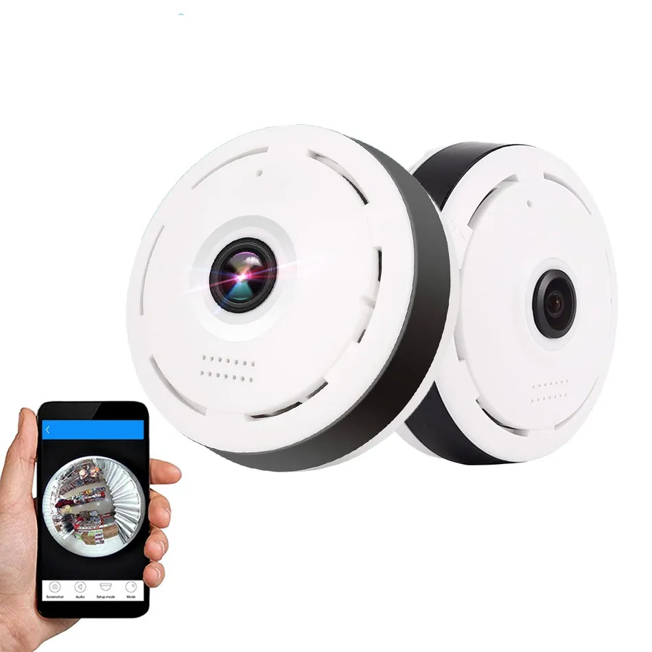 Fish eye 360 degree wifi camera 1080p 2 way talk ln