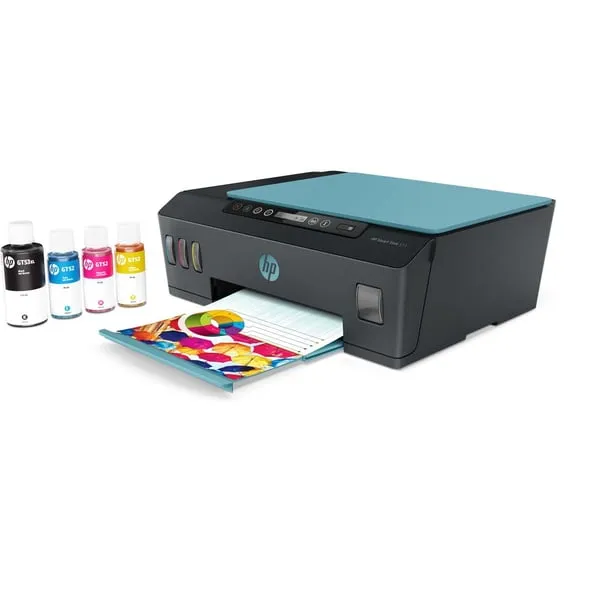 HP Smart Tank 516 Wireless All-in-One, Print, Scan, Copy, All In One Printer, Print up to 18000 black or 8000 color pages – Black – Cyan [3YW70A] printer