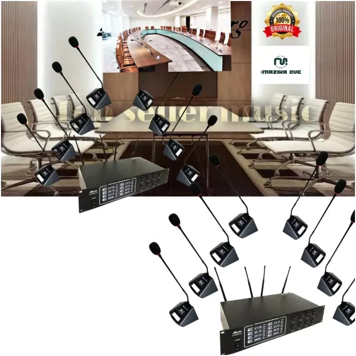 Meeting 8 channel wireless conference microphone anti noise