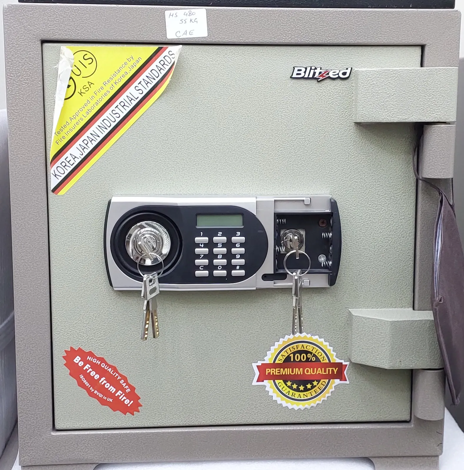 Blitzed safe box locker 55 kg Home Office Hotel Digital Lock Fireproof Safe Box
