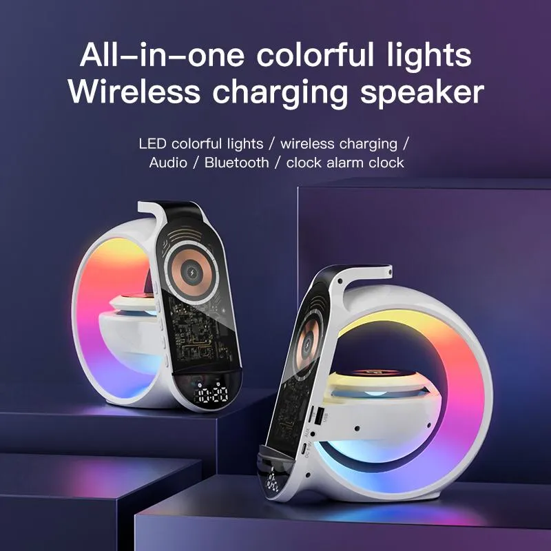 Multifunctional wireless Charging music light