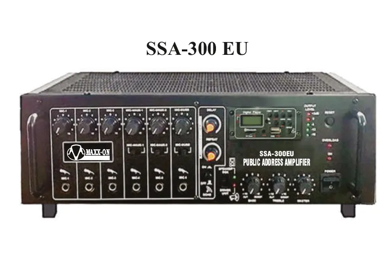 Maxxon Ssa 300 eu amplifier with usb mp3 aux and bluetooth