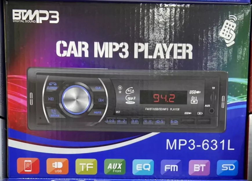 CAR MP3 PLAYER with Bluetooth mp3 631L