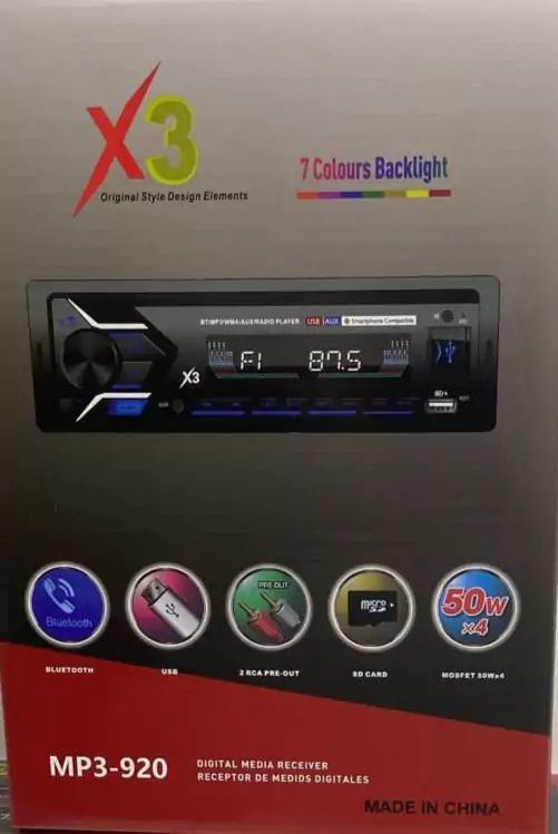X3 MP3-920 bluetooth USB TF CARD FM MP3 FUNCTION
