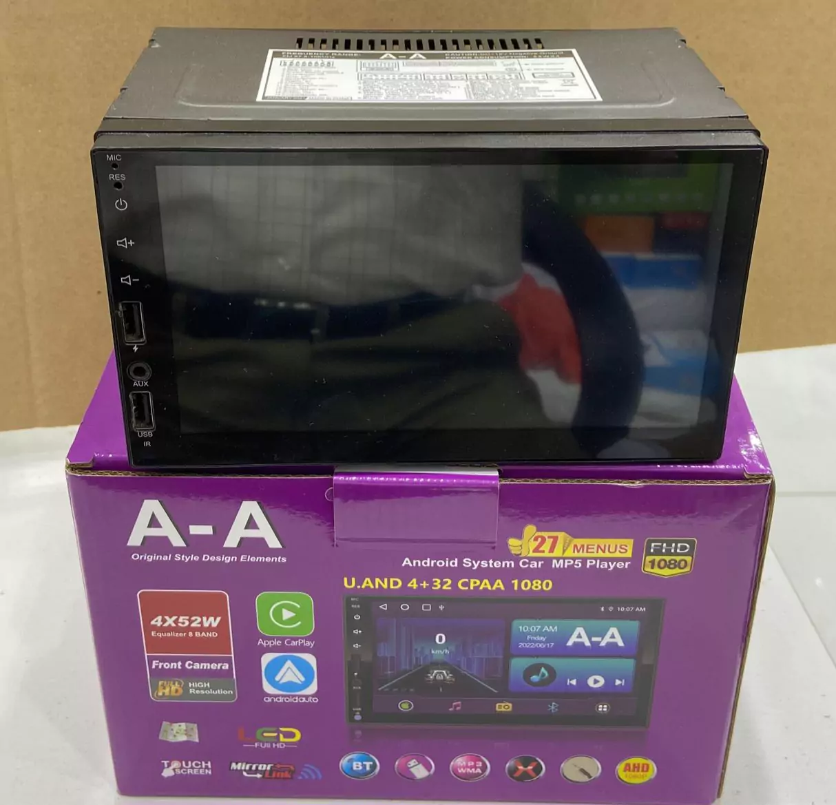 Aa universal Android mp5 X3 7" DOUBLE DIN CAR MP5 USB ISD mp3 PLAYER WITH FM TUNER U.AND 4+32 CPAA 1080