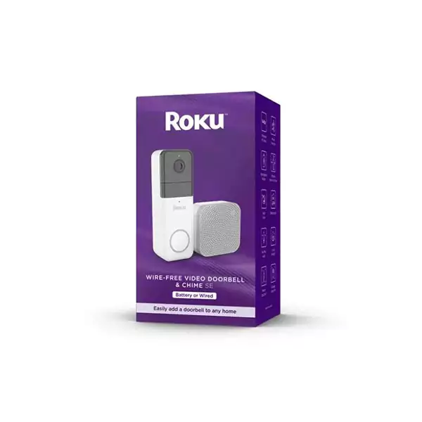 Roku Wire-Free Video Doorbell & Chime SE With Motion & Sound Detection