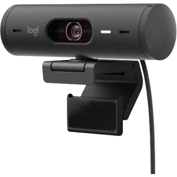 Logitech Brio 500 1080p HDR Webcam With Show Mode - Graphite