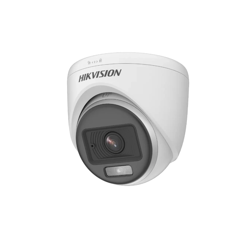 Hikvision 3k Colorvu Indoor Audio Fixed Turret Camera DS-2CE70KF0T-PFS White 2.8mm