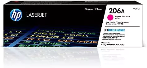 HP 206A JET MFP M283 / jet MFP282 / jet mfp M255 Original LaserJet Toner Cartridge magenta