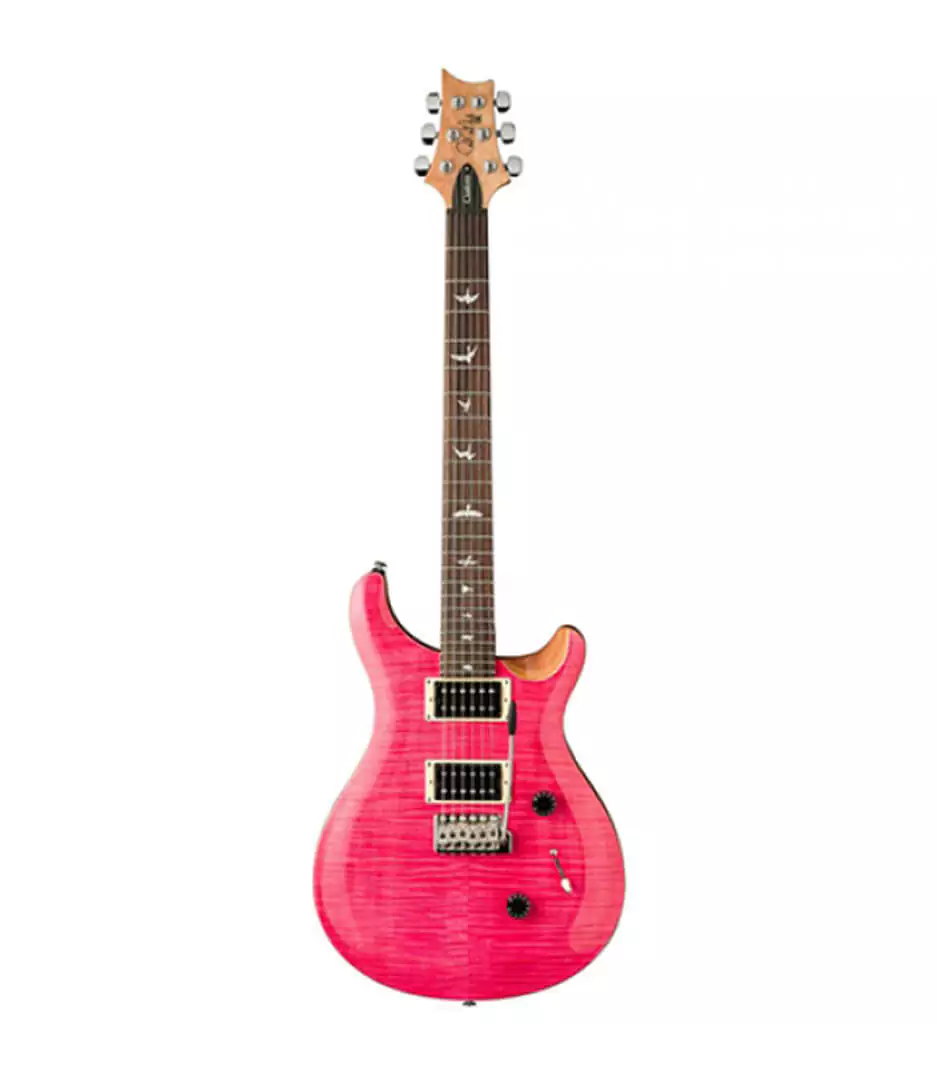 PRS CU44BQ SE Custom 24 Guitar Bonnie Pink Finish, PRS SE Gig Bag Included
