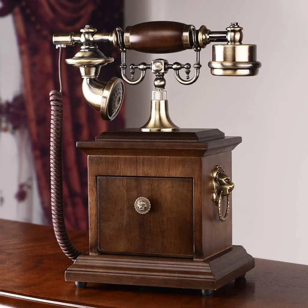 Antique Royal telephone sim card Brass Vintage Audio Guestbook For Wedding Rotary Vintage Rotary Style Audio Guest Book