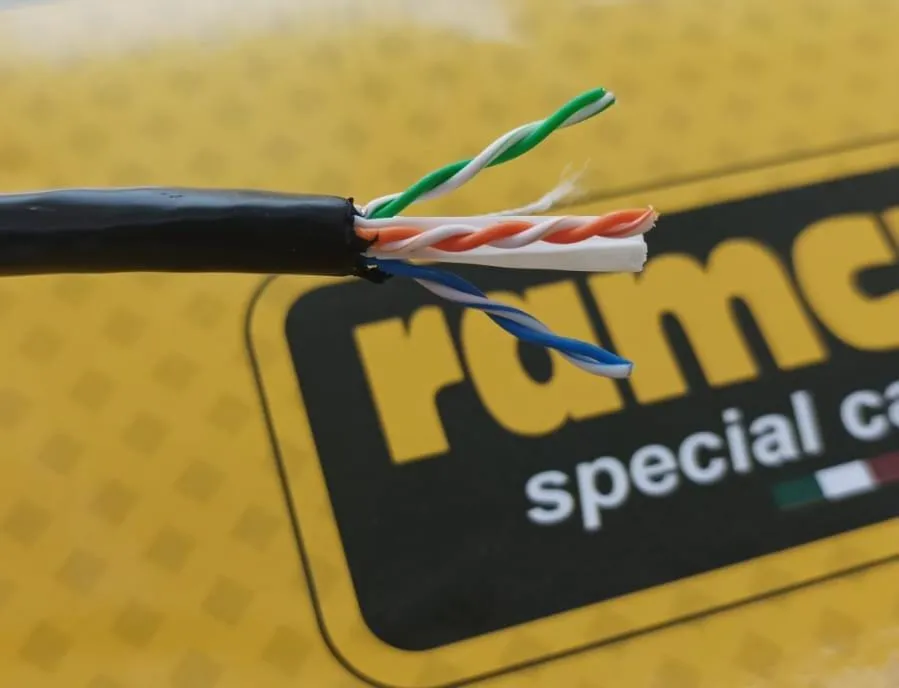 Ramcro UTP Cat6 Outdoor cable water ressistant italian