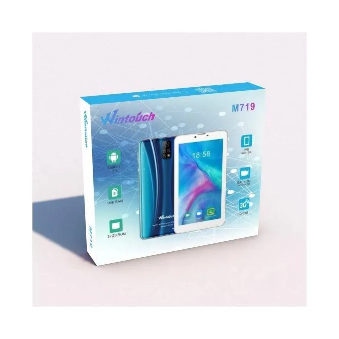 Wintouch M719 7 Inch IPS Display Android 5.1 1GB RAM 32GB Storage 3G Green Tablet + Case, Earpods, stylus (6M WRTY)