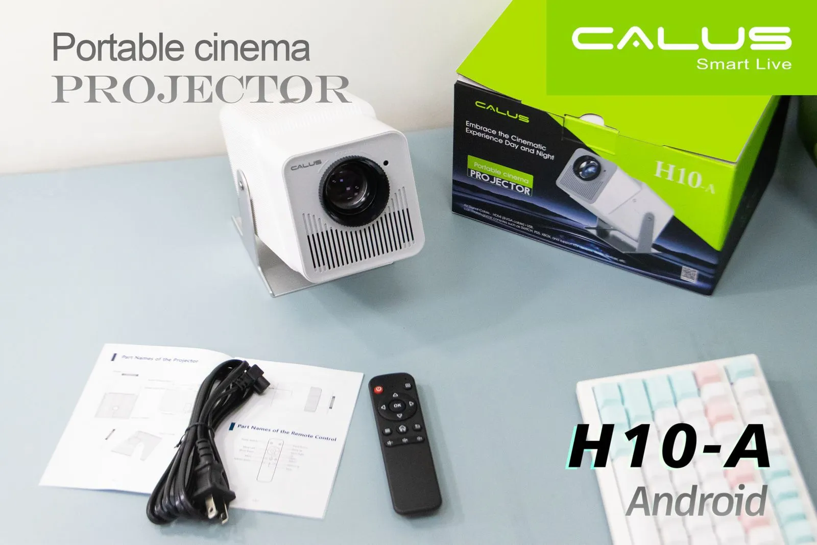 Calus Portable cinema Projector H10-A android projector