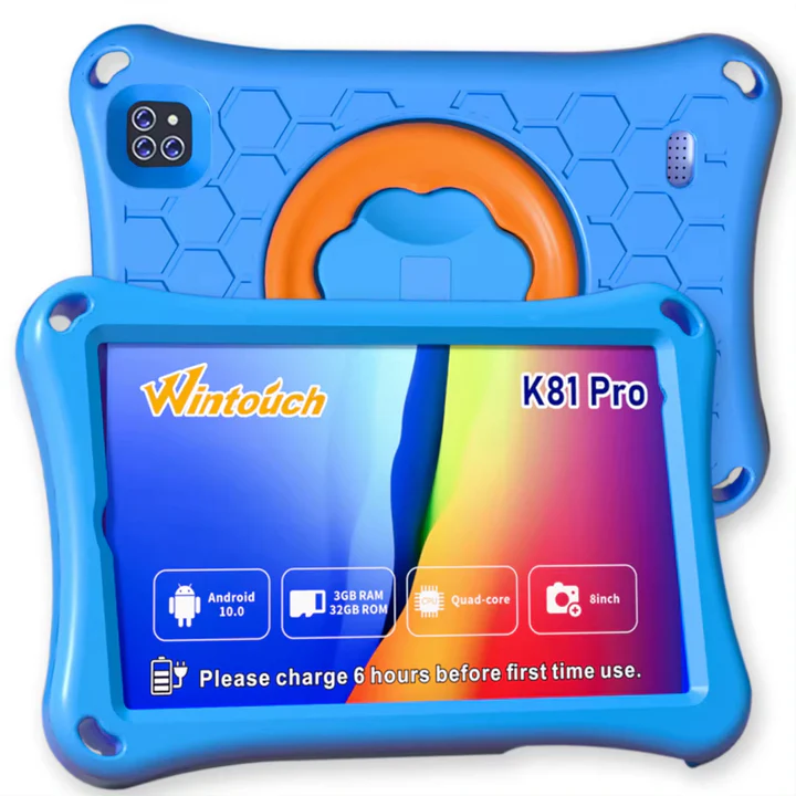 Wintouch K81pro K81 Pro Educational Children's Tab, 32 GB memory, 8-inch screen size, Wi-Fi, and supports a SIM card