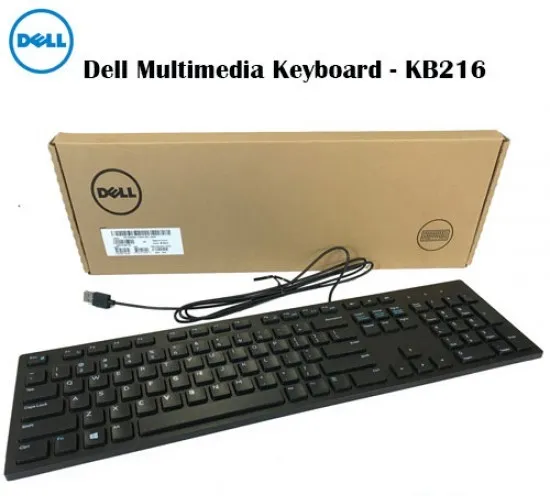 Dell KB216 Wired English Keyboard, Black
