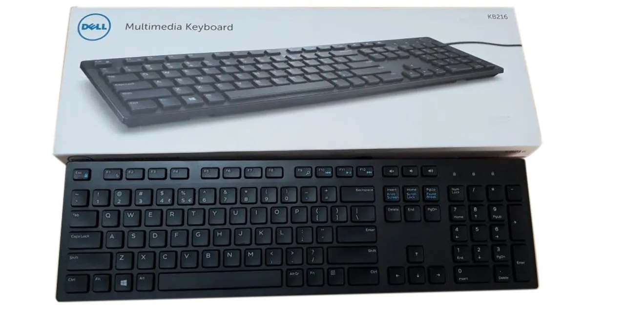 Dell KB216 Wired English Keyboard, Black