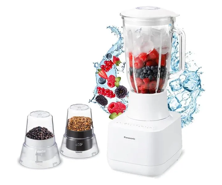 Panasonic 3-In-1 Blender 800 W Color White Model-MX-MG5421 1 Year Brand Warranty
