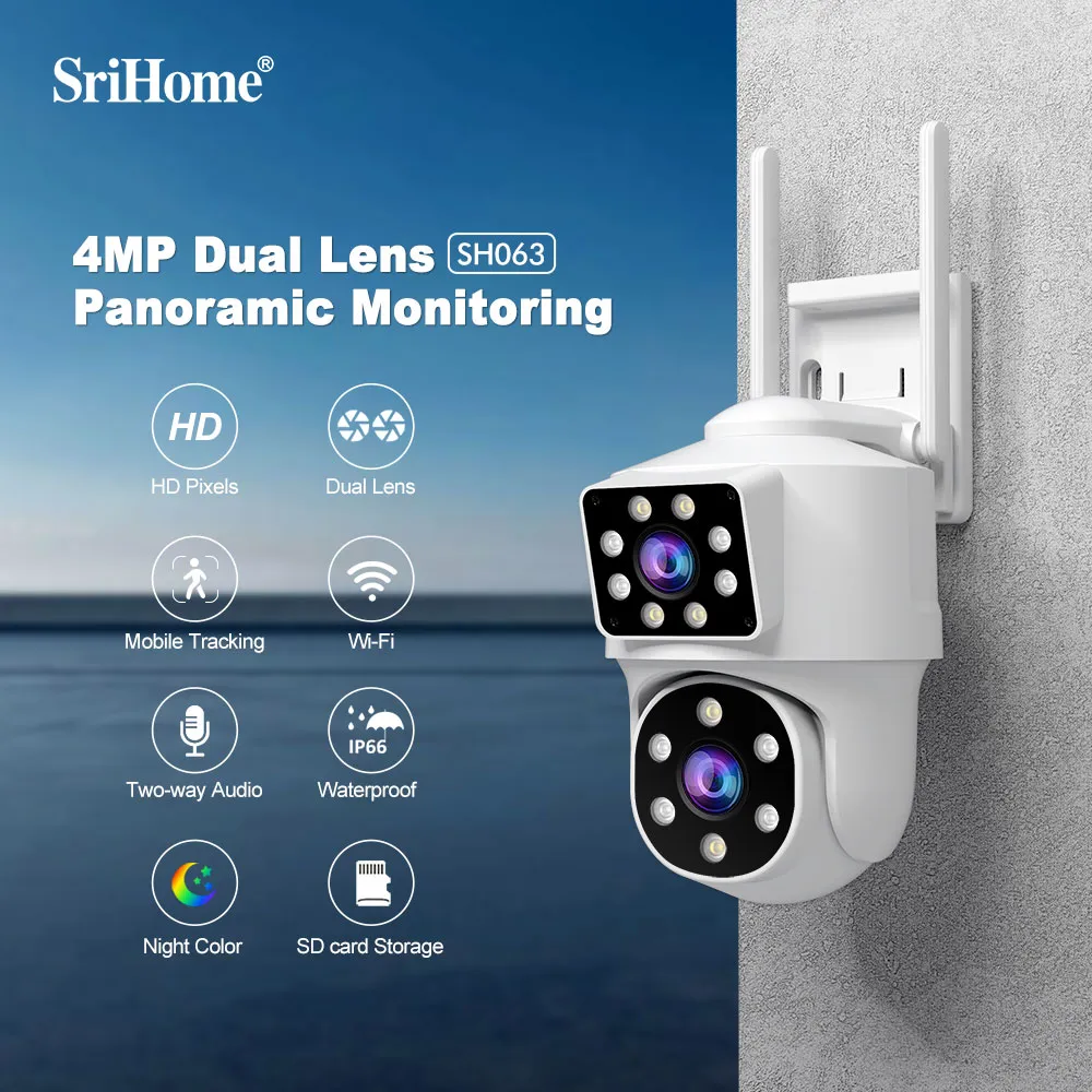 Sri Home 4mp wificamera dual lens